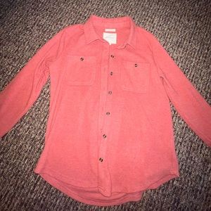 Soft, red, light jacket from Glik’s.